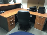 4 Piece Desk Unit with Chair