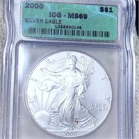 2000 Silver Eagle ICG - MS69