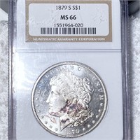 1879-S Morgan Silver Dollar NGC - MS66