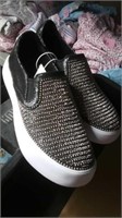 Ladies bling slip on shoes size 7