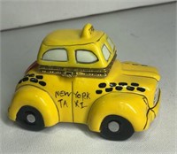 Yellow Taxi Trinket Box