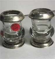 Vintage Frank Whiting Sterling Toothpick Holders