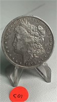 1879 P Morgan Silver $1 Dollar Coin