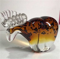 Art Glass Moose