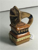 Gramophone Trinket Box