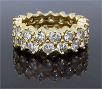 14KT Yellow Gold 4.50ctw Diamond Ring