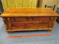 Smaller 1950's cedar chest (40in wide)