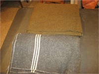 B364 - 2 Wool Blankets