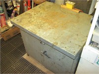 B378 - Metal Cabinet in Basement Workshop
