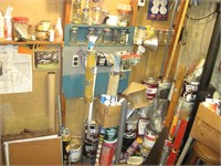 B381 - Contents in corner of basement workshop