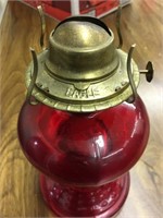 Vintage eagle oil lamp