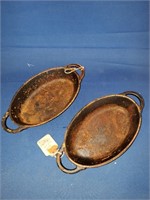 2 PIONEER WOMAN CAST IRON SMALL PANS