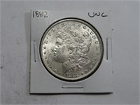 1882 P Better Date Uncirculated Morgan Silver $1