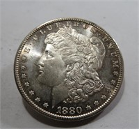 1880 S Crisp BU Prooflike Morgan Dollar