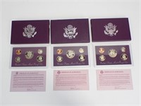 1990-91-92 US Mint Proof Sets