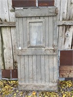 35" Wooden Door