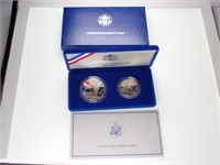 US Mint Liberty Coin Set Silver & Half Dollar