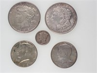 US Silver Dollar & Coin Lot