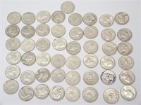 49 - 1961 US Silver Washington Quarters