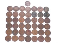 43 US Indian Head Pennies