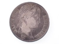 1811 Napoleon Silver 5 Francs Coin