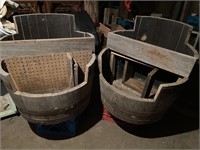 2 Garden Planter Barrels