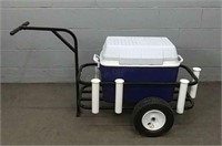 Fishing Cart And Rubbermaid Cooler