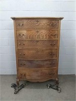 6 Drawer Chest Serpentine Front