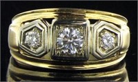 14kt Gold Men's Keepsake 3/4 ct Diamond Ring