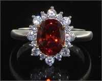 Oval 3.00 ct Ruby Cocktail Ring