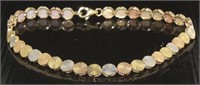14kt Rose-Yellow-White Gold Designer Bracelet