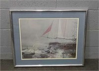 Nautical Ship Framed Print