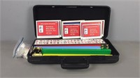 Mah Jong Set And Rule Cards In Case