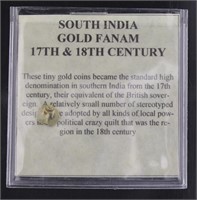 17th-18th Century South Indian Gold Fanham