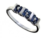 Genuine Sapphire Designer Ring