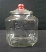 Glass Taylor Dough Jar With Tom's Lid