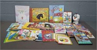 40 Assorted Childrens Books, Movies And Mug