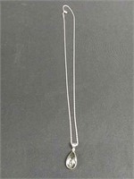 12.6g Sterling Necklace & Charm
