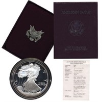 1986 1st Year Issue 1 oz Silver Eagle Proof
