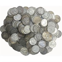 (50) Franklin Half Dollars 90% Silver Lot