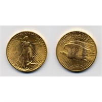 1924 $20 Gold Saint Gaudens High Grade Gem