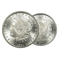 1884 Carson City Morgan Silver Dollar BU