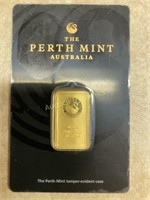 Gold, 10 gram ingot, Austrailia
