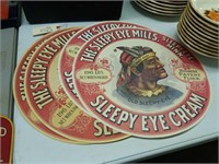 4 SLEEPY EYE MILLS: 2 PAPER & 2 CARDSTOCK