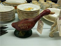 RED GOOSE SHOES CAST IRON GOOSE BANK