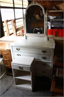 Dresser with nightstand