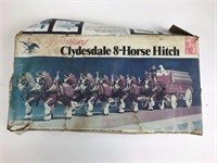 amt Budweiser Clydesdale 8-Horse Hitch Model Kit
