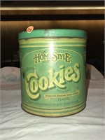 Vintage Home Style Cookie Tin