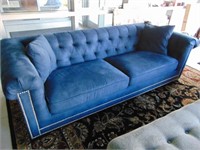 94" Blue Sofa