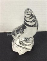 Lead Crystal Seal (2 1/2" diameter x 5" tall)